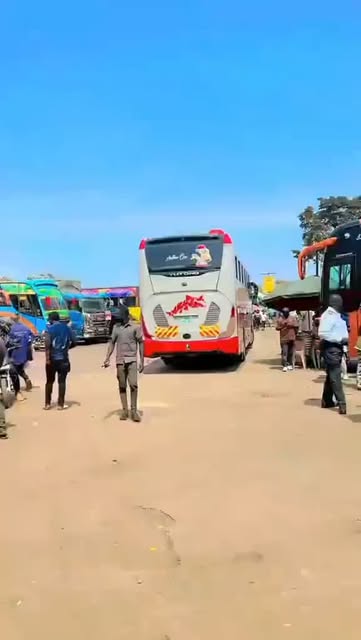 Eco Bus coach on the Nairobi to Kampala route